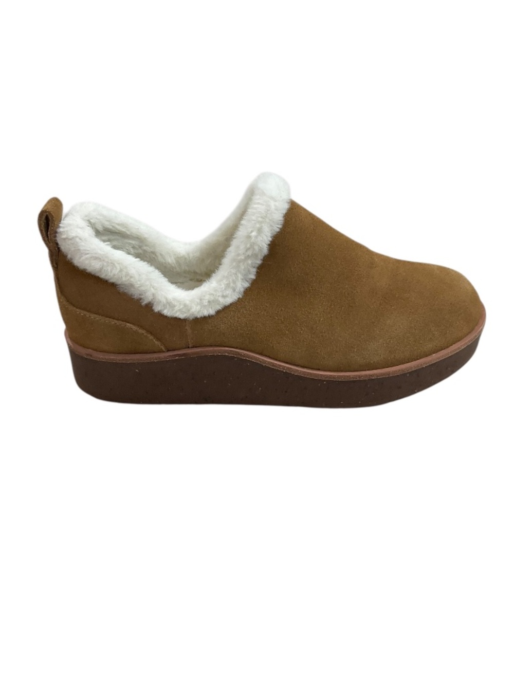 ABEO Pioneer Bootie Leather Faux Fur Lined Brown Size 7